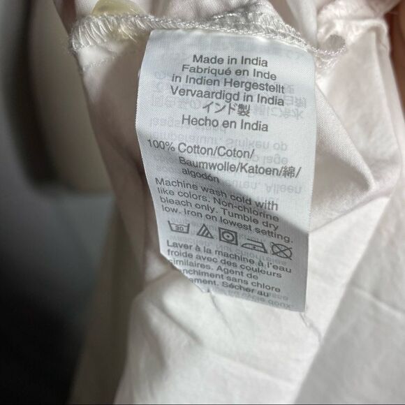 J. Crew Factory Womens White Pullover Top Size 14 Long Sleeve - Picture 8 of 10